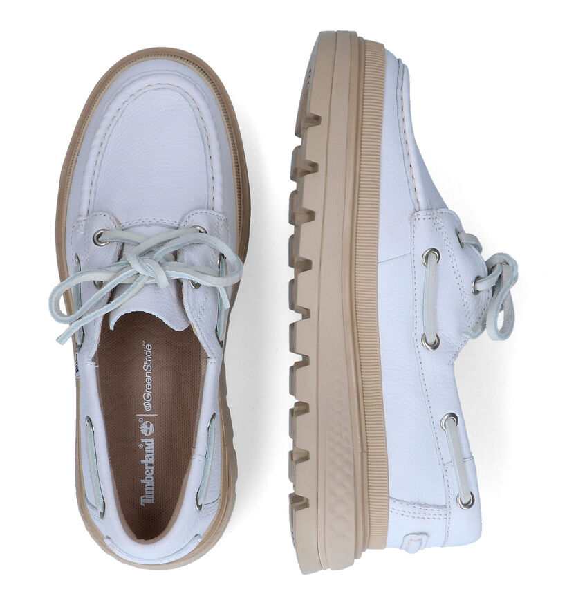 Timberland Ray City Boat Shoe Witte Bootschoenen in leer (303761)