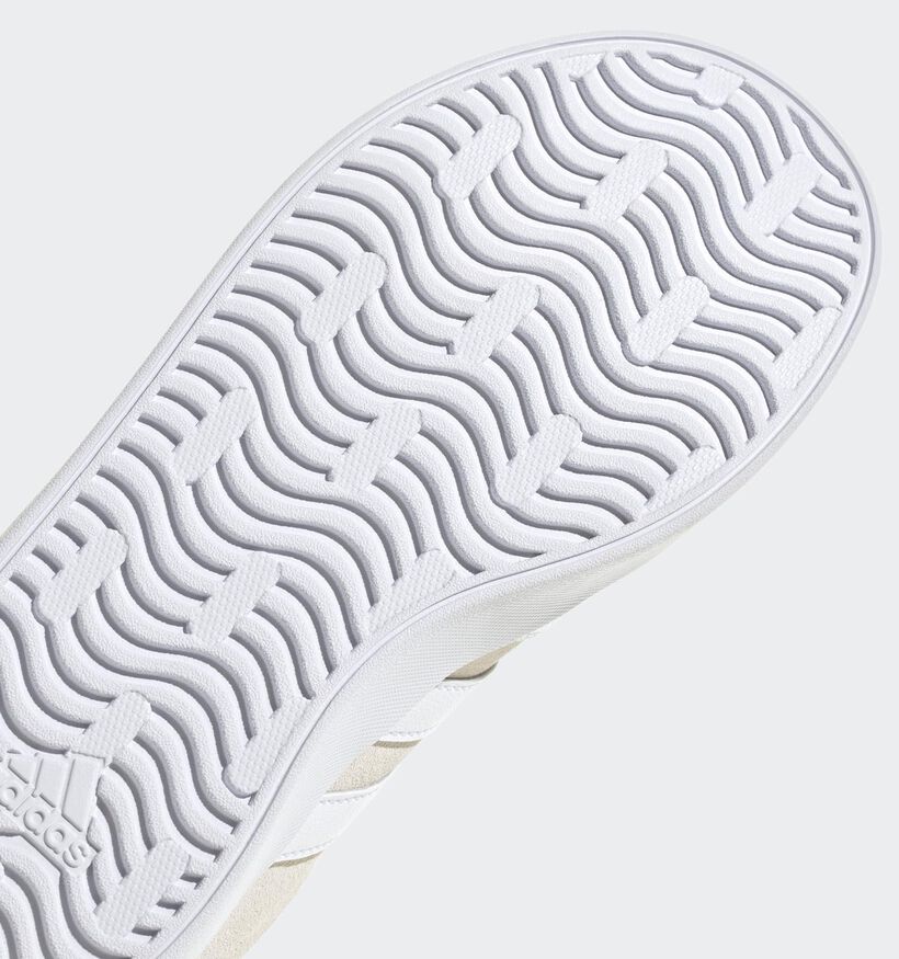 adidas VL Court 3.0 Baskets basses en Gris pour filles, garçons (357441) - pour semelles orthopédiques