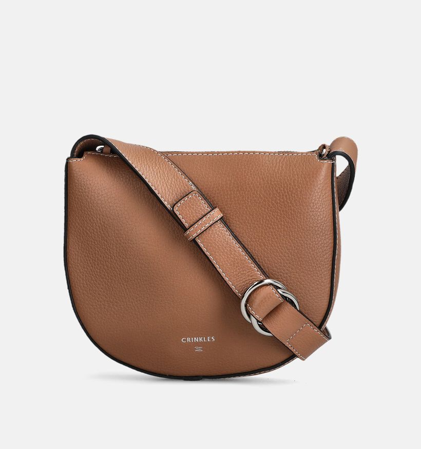 Crinkles Beige Crossbody Tas voor dames (373919)