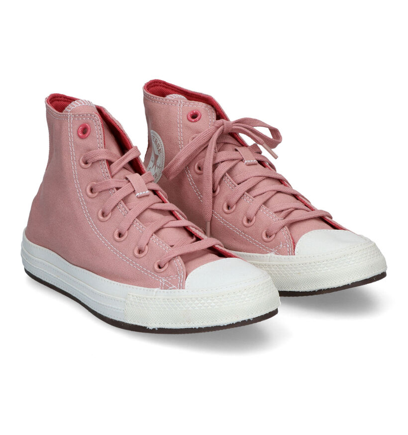 Convers Chuck Taylor All Star Workwear Baskets en Rose pour femmes (320395)