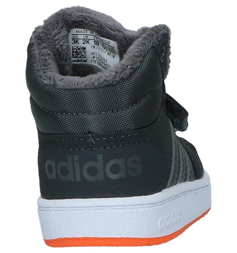 adidas Hoops Baskets en Noir en simili cuir (262060)