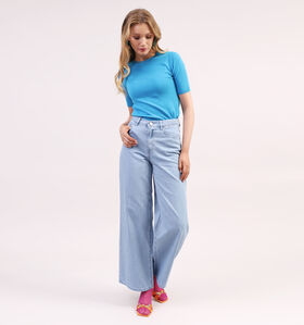 Vila Widey Blauwe Loose fit jeans voor dames (330197)