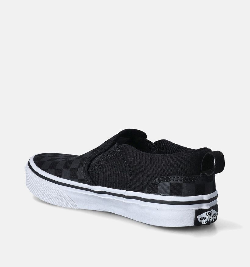 Vans Asher Zwarte Skate sneakers voor jongens, meisjes (352750)