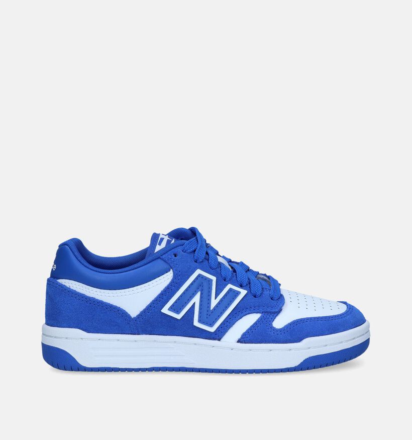 New Balance GSB 480 Baskets en Bleu pour filles, garçons (334648) - pour semelles orthopédiques