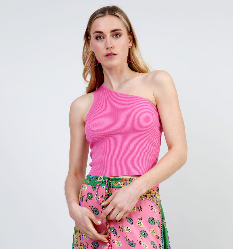 JDY Nanna Roze One Shoulder Topje voor dames (327138)
