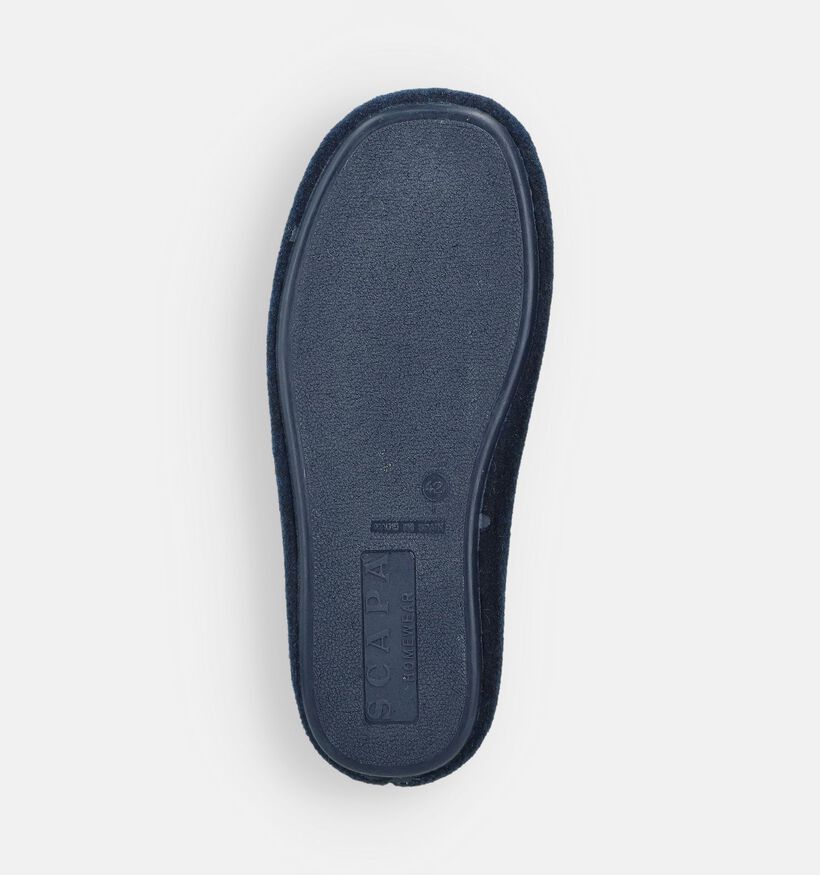Scapa Donkerblauwe Pantoffels voor heren (364110)