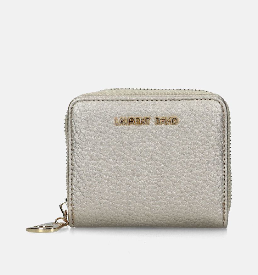 Laurent David Estee 007 Porte-monnaie zippé en Or pour femmes (349804)