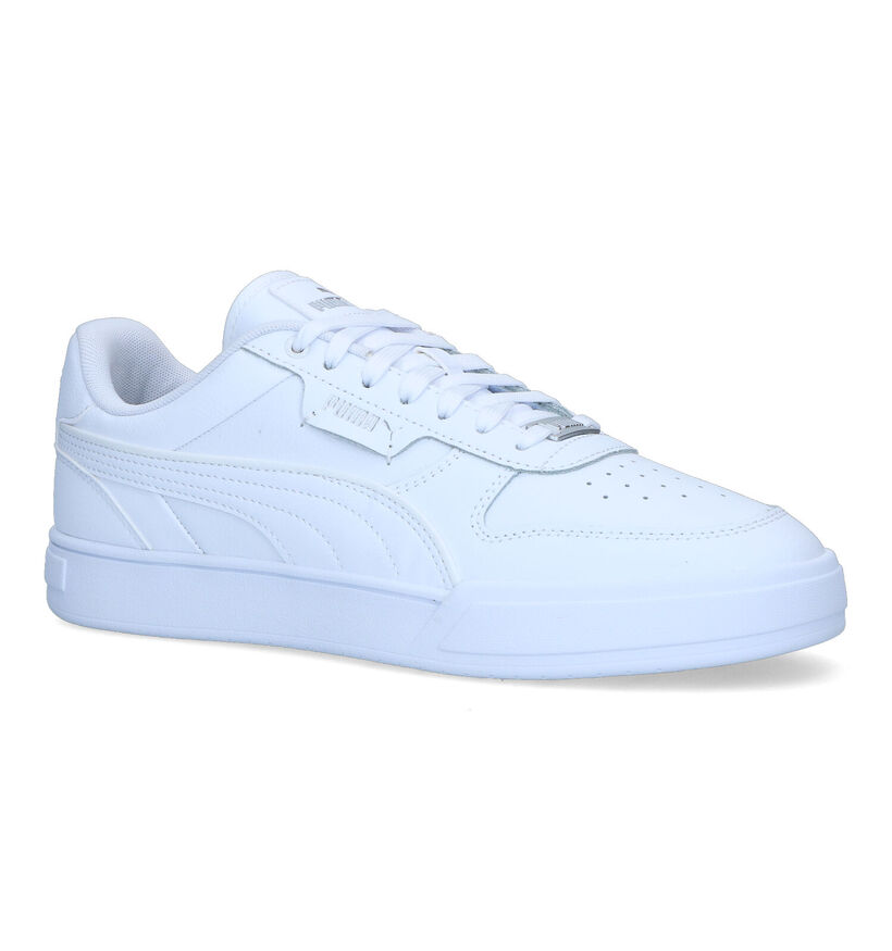 Puma Caven DimeBaskets en Blanc pour hommes (318678) - pour semelles orthopédiques