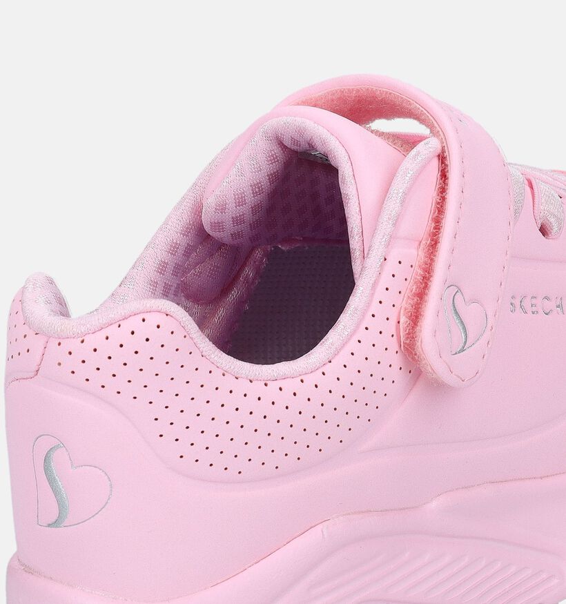 Skechers Lite Frosty Vibe Roze Sneakers voor meisjes (341338)