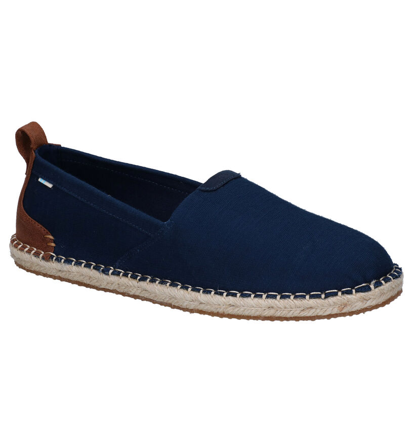 Toms Men Arta Espadrilles en Bleu en textile (288349)