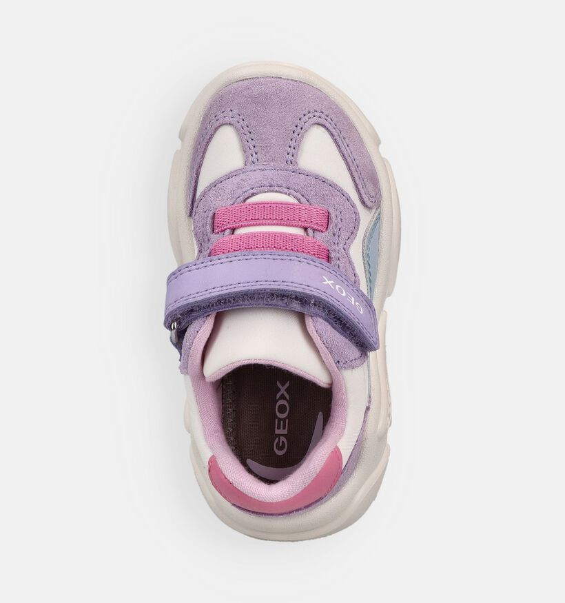 Geox Baskets pour b&eacute;b&eacute; en Lilas pour filles (368430) - pour semelles orthop&eacute;diques