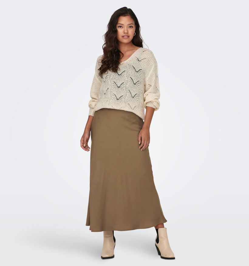 JDY Urba Bruine Lange rok voor dames (330950)
