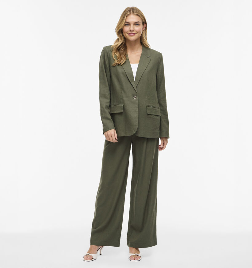 Vila Jolanda Linen Blend Groene Blazer voor dames (368039)