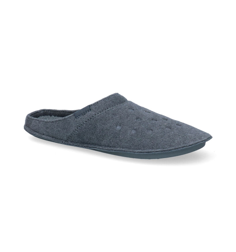 Crocs Classic Slipper Pantoufles en Gris en textile (298343)