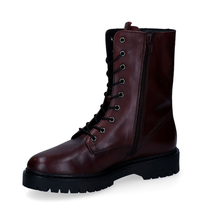 Geox Bleyze Bottines en Noir en cuir (294804)