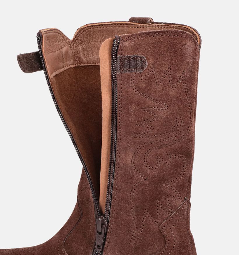 Milo & Mila Lange Cowboylaarzen Bruin voor meisjes (378900)