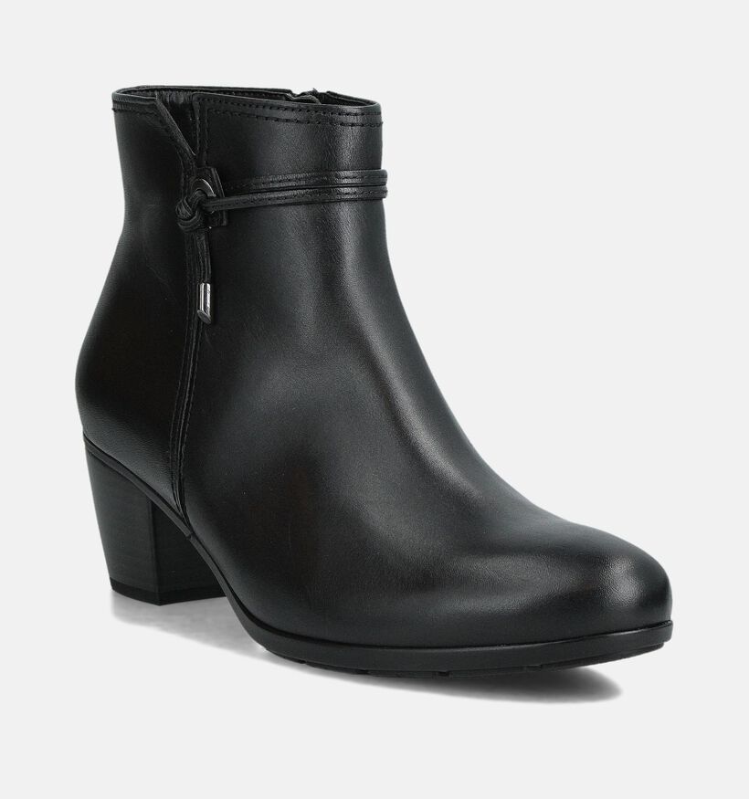 Gabor Best Fitting Bottines à talons en Noir pour femmes (360297) - pour semelles orthopédiques