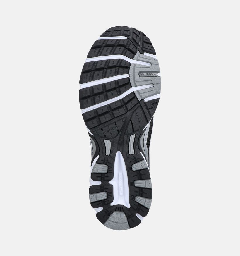 Saucony Ride Millenium Zwarte/Zilveren Sneakers voor heren (376423) - geschikt voor steunzolen