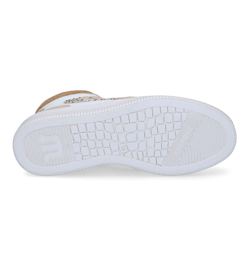 Maruti Mona Baskets Hautes en Blanc pour femmes (307891) - pour semelles orthopédiques