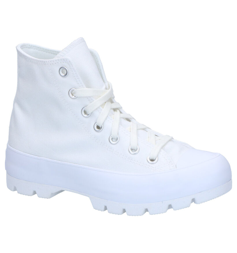 Chuck Taylor All Star Lift Baskets hautes en Blanc en textile (266481)