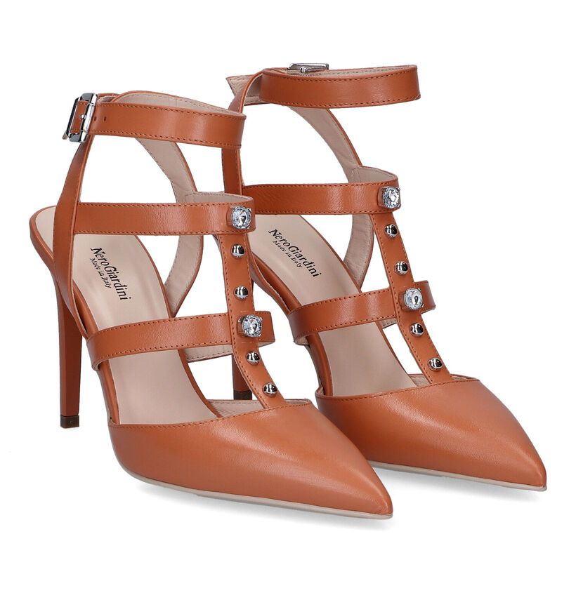 NeroGiardini Talons hauts en Cognac pour femmes (317820)