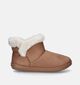 Torfs Home Pantoufles fermées en Cognac pour femmes (349392)