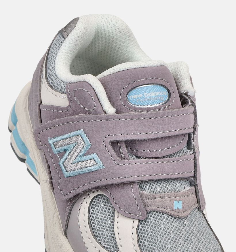 New Balance Baskets basses en Taupe pour filles (366186) - pour semelles orthop&eacute;diques