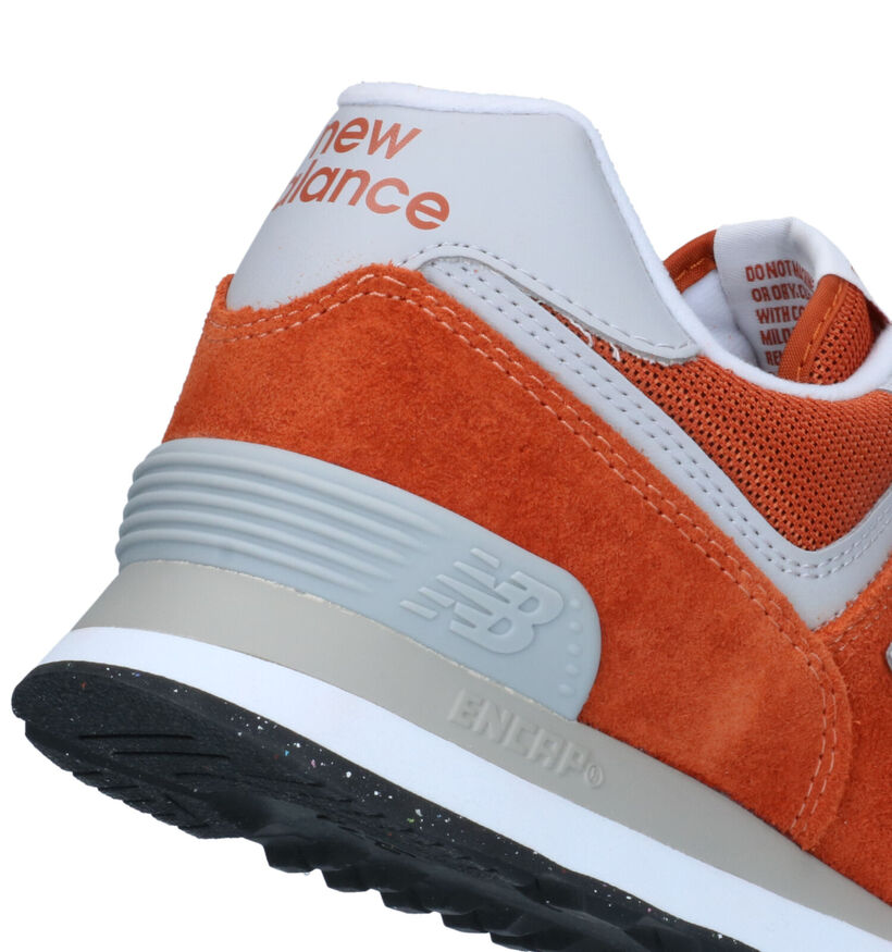 New Balance U574 Oranje Sneakers voor heren (312070) - geschikt voor steunzolen