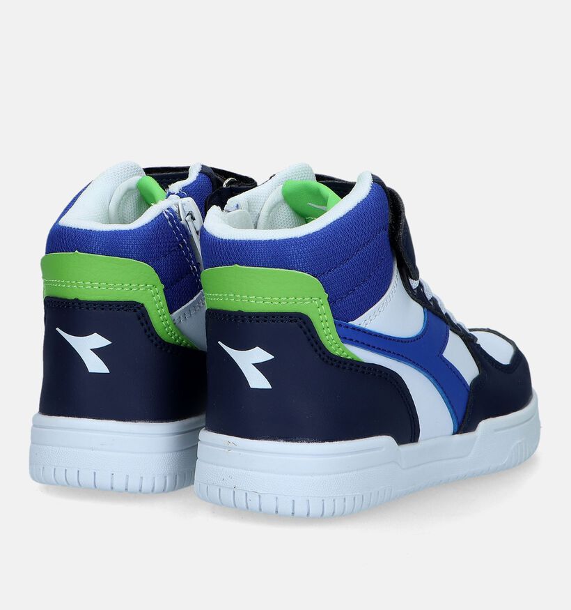 Diadora Raptor Mid Baskets en Blanc pour filles, garçons (329572)