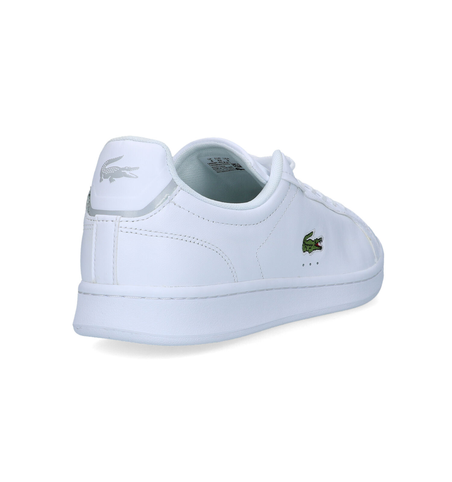 Witte sneakers top heren lacoste