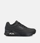 Skechers Uno Stand On Air Zwarte Sneakers voor dames (361783) - geschikt voor steunzolen
