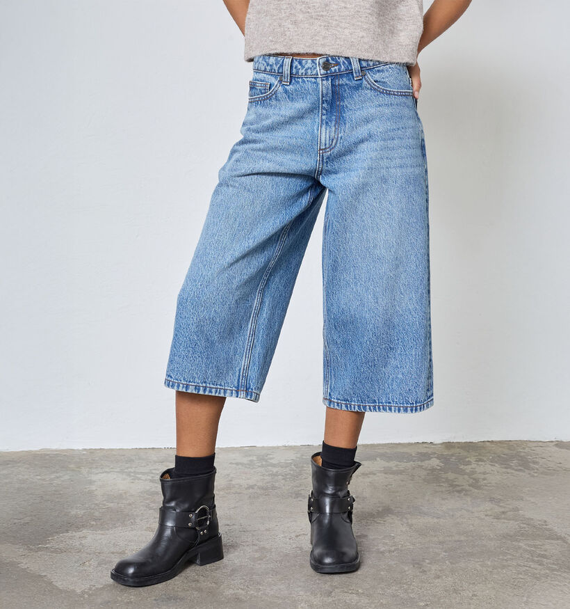 Sisters Point Olina Blauwe Jeans Bermudashort voor dames (374889)