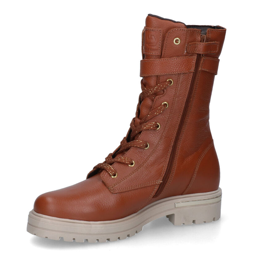 Little David Prisma Bottes en Cognac pour filles (316192) - pour semelles orthopédiques