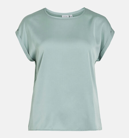 Vila T-shirts Bruin/Blauw/Rood/Groen