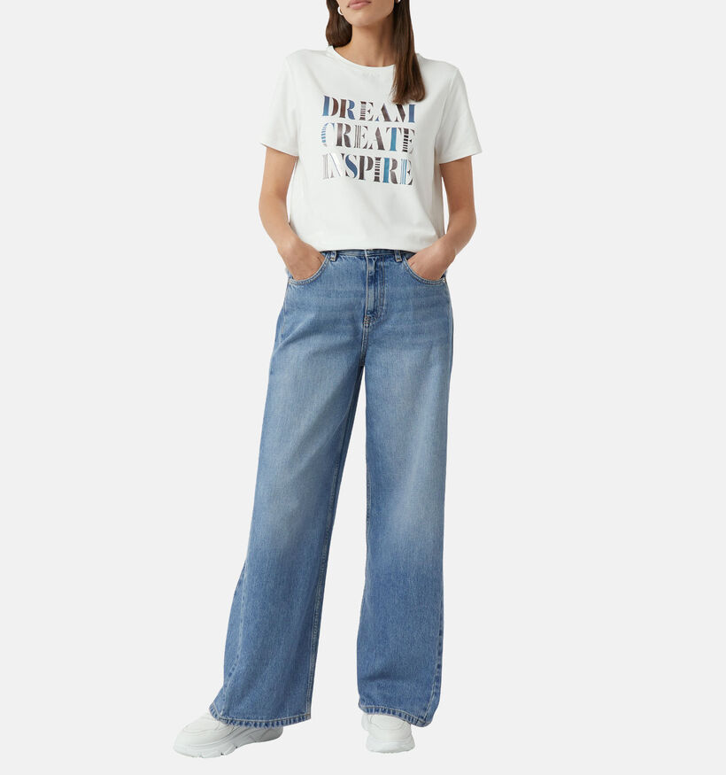 comma Witte T-shirt voor dames (364454)