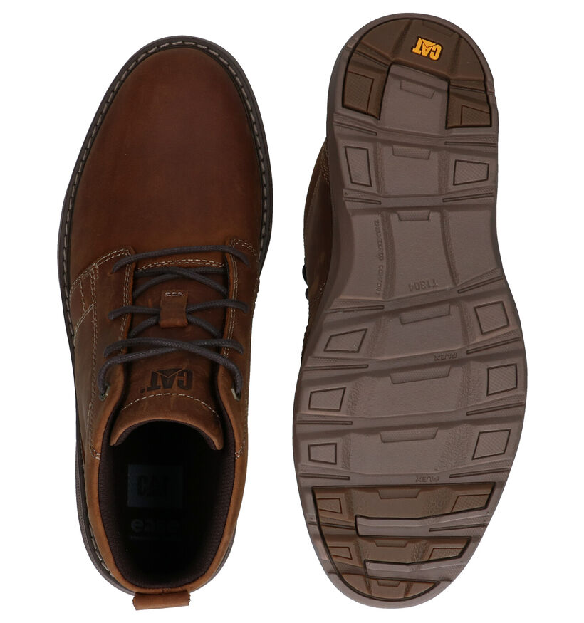 Caterpillar Trey Bottines en Marron en nubuck (282689)