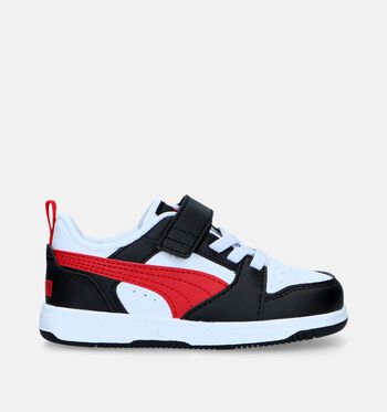 Puma Rebound Low Baskets Blanc/Bleu