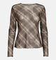 Desires Tilly Mesh Longsleeves en Marron pour femmes (379176)