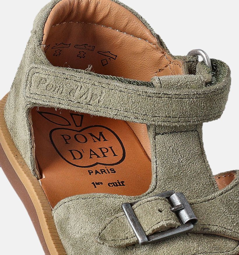 Pom d'Api Poppy Easy Kaki Sandalen voor jongens (354619)