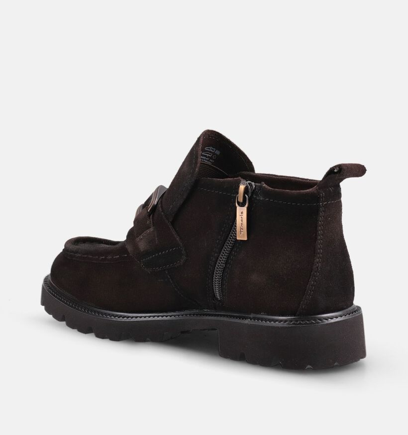 Tamaris Comfort Donkerbruine Boots voor dames (376367) - geschikt voor steunzolen