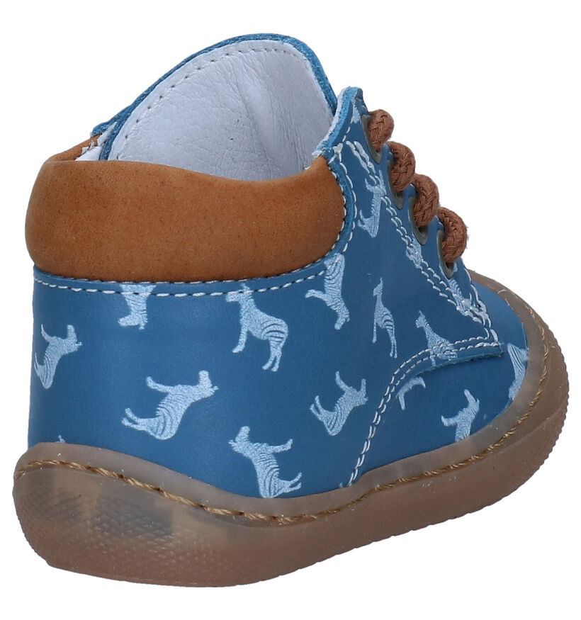 Bellamy Simon Chaussures pour bébé en Bleu en cuir (292073)