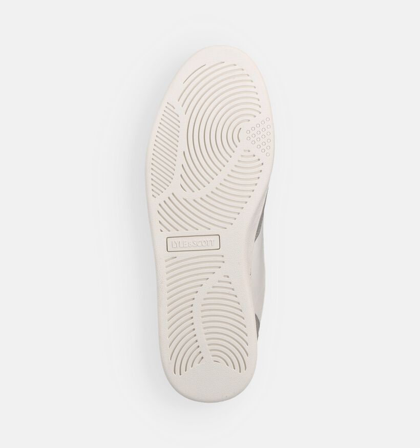 Lyle & Scott Callum Ecru/Grijze Sneakers voor heren (369046) - geschikt voor steunzolen