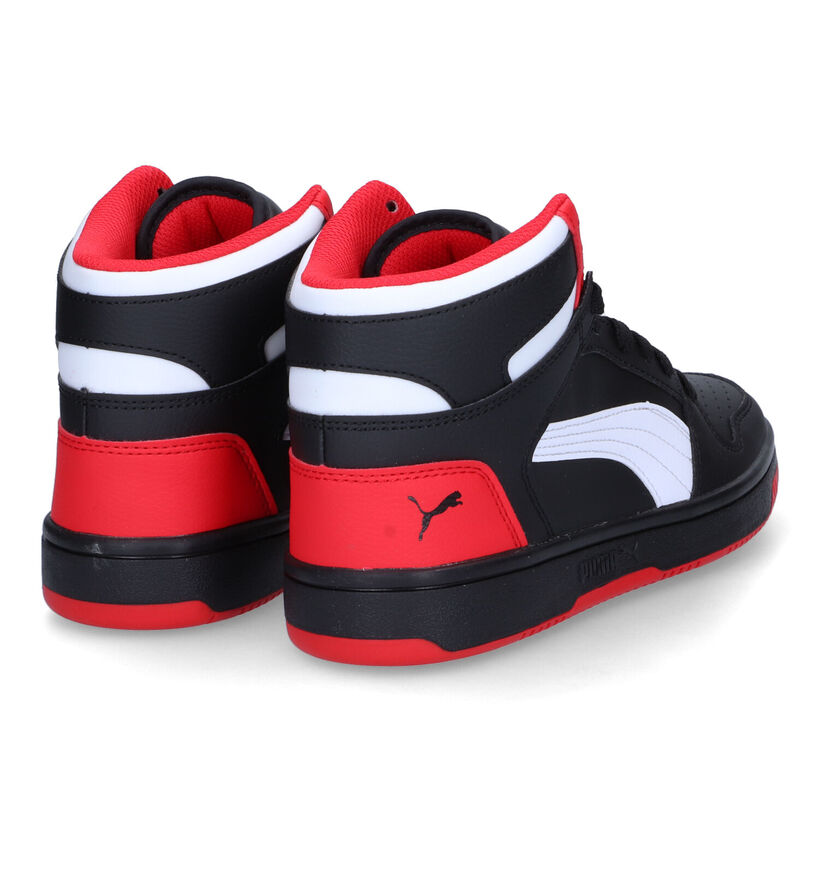 Puma Rebound Layup Baskets en Noir en simili cuir (301345)