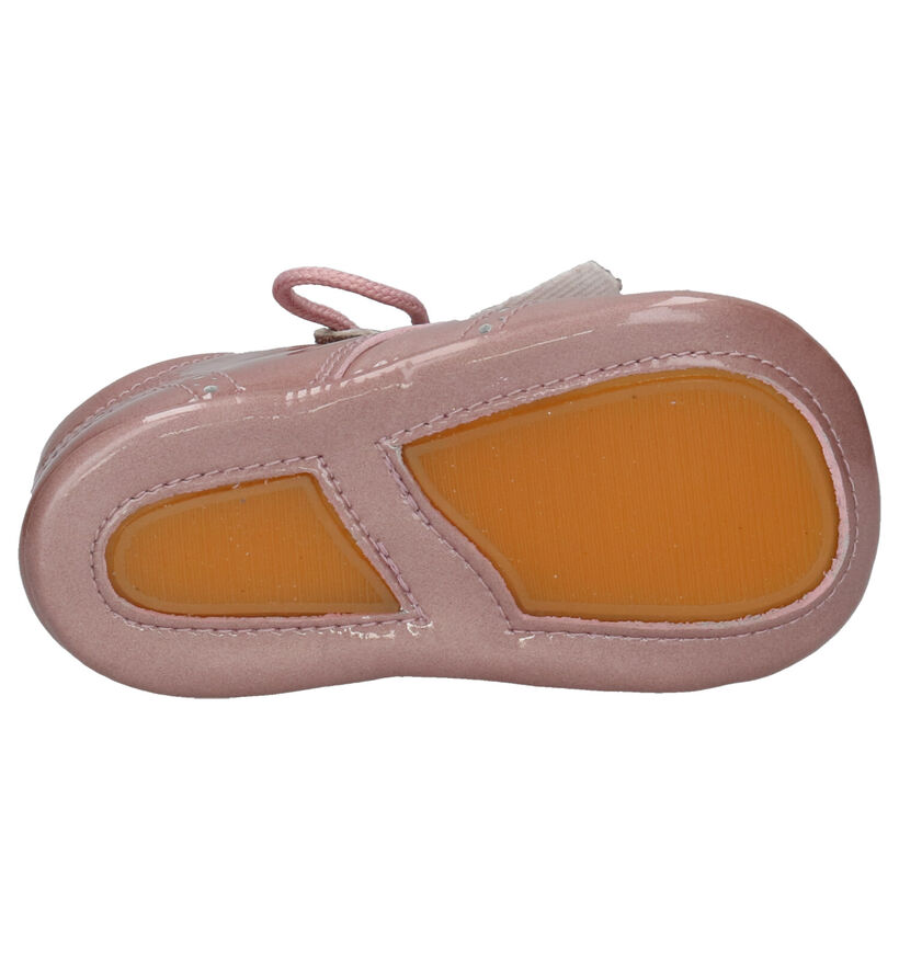 Beberlis Chaussons pour bébé en Rose en verni (258908)