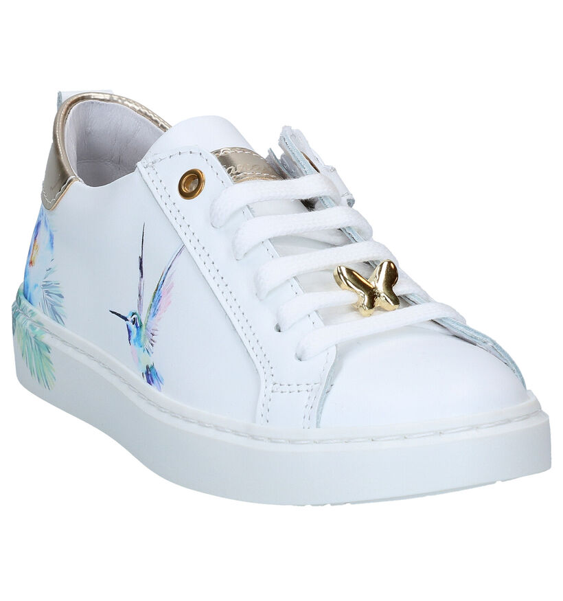 Bana & Co Chaussures basses en Blanc en cuir (286686)