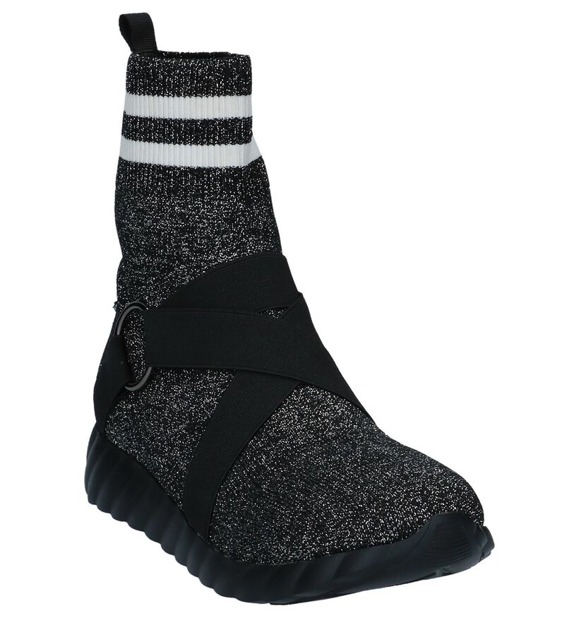 Uma Parker Slip-ons en Argent en textile (230533)