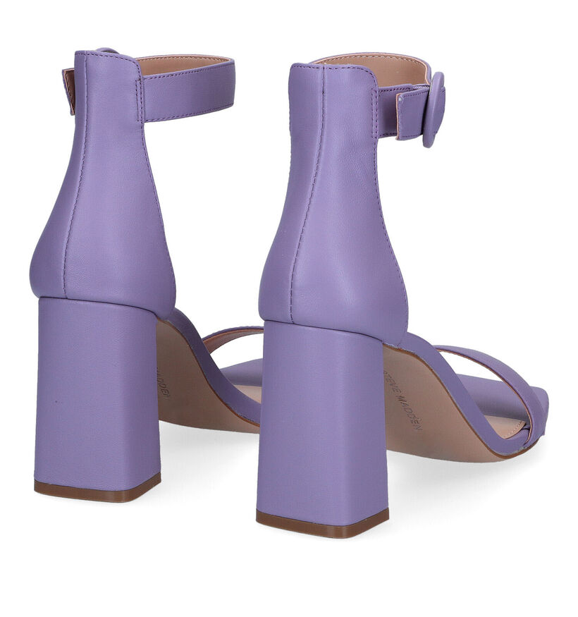 Steve Madden Riveting Sandales en Violet pour femmes (305353)