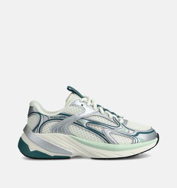 Skechers Low Sneakers Wit/Zilver