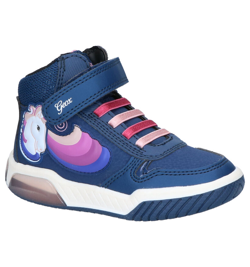 Geox Blauwe Sneakers in kunstleer (254478)