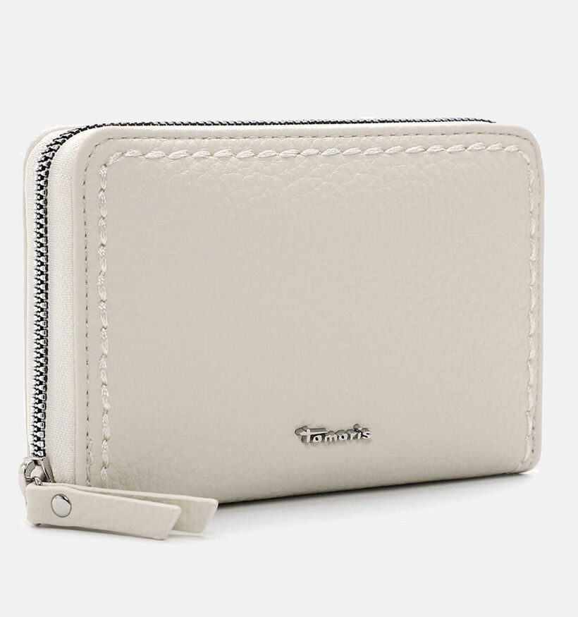 Tamaris Felici Porte-monnaie zippé en Écru pour femmes (355725)